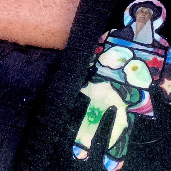 Georgia O’keefe Art Lover People Pin, Woman Artist Gift, Artist Brooch, Santa Fe - Picture 6 of 12